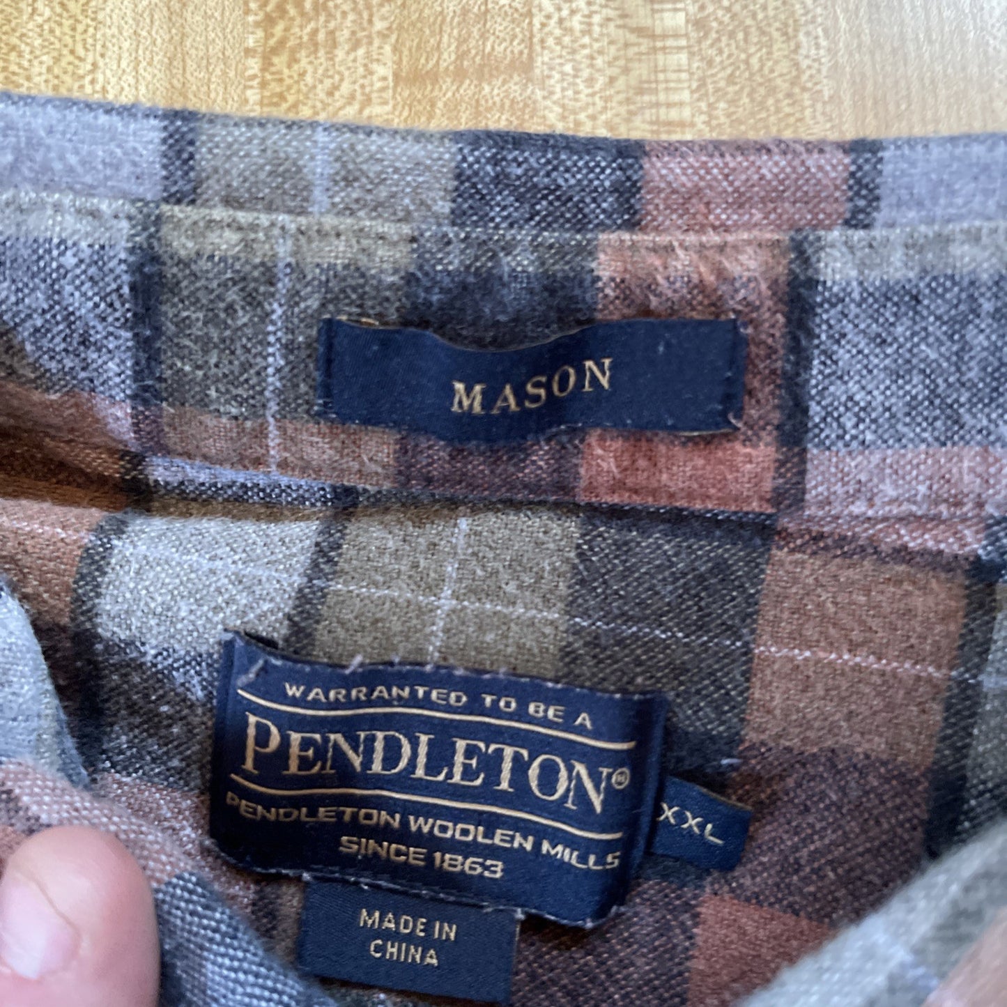 Pendleton Mason Flannel XXL 