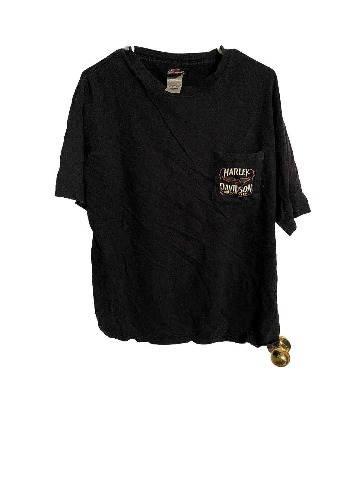 Harley Davidson Red Rider Pocket T Shirt XL
