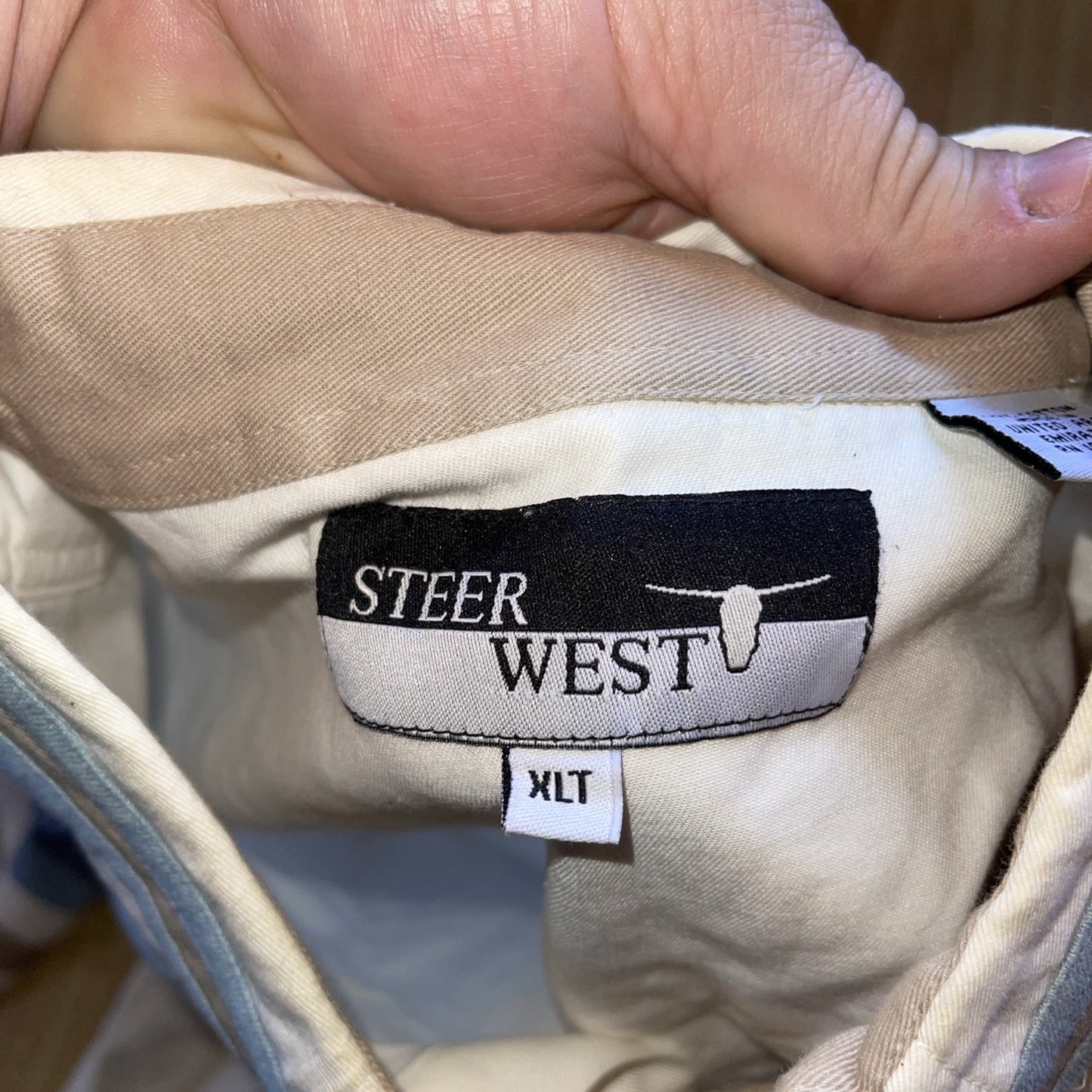 Steer West Brushpopper Western Shirt XLT 