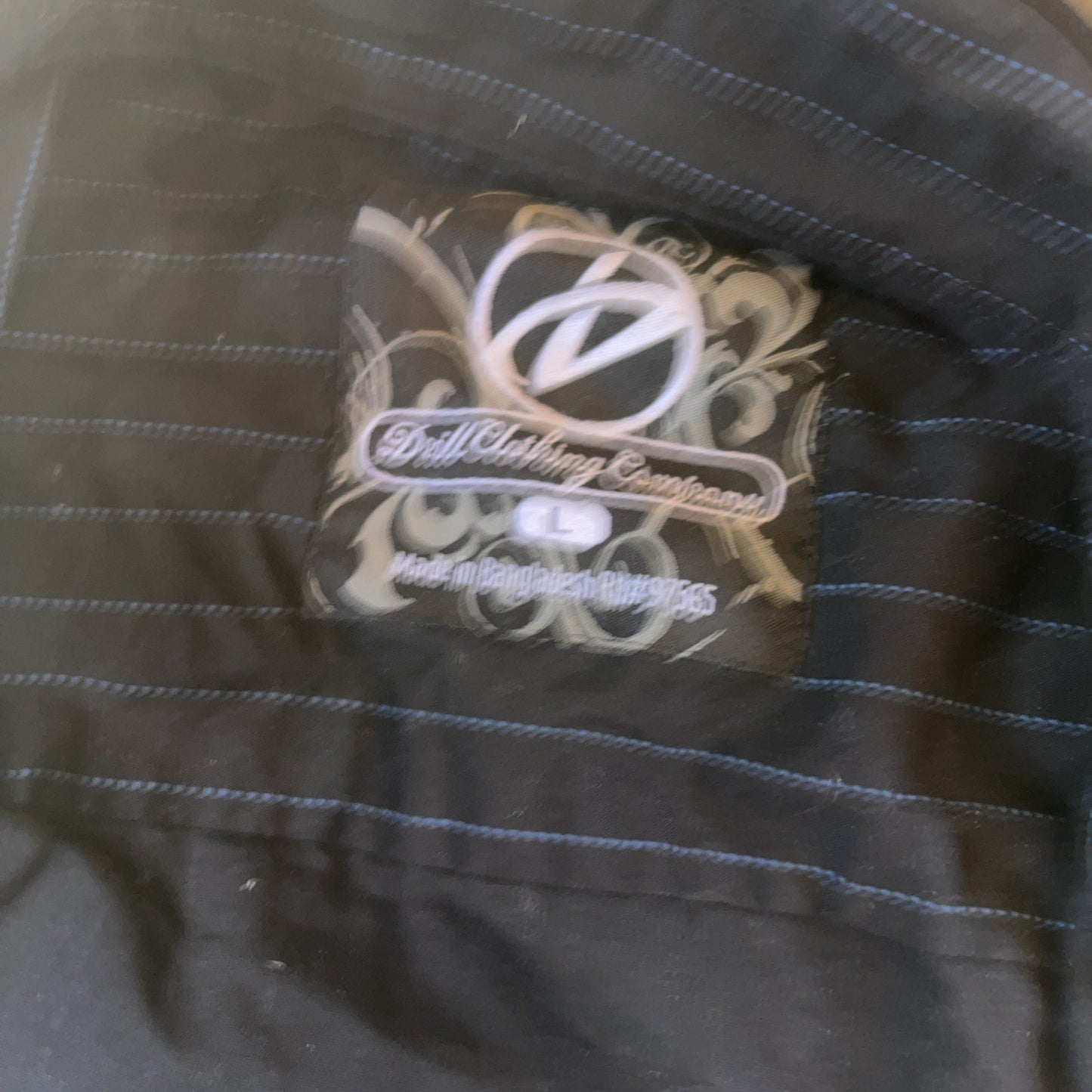 Drill Clothing Co Button Up Large 