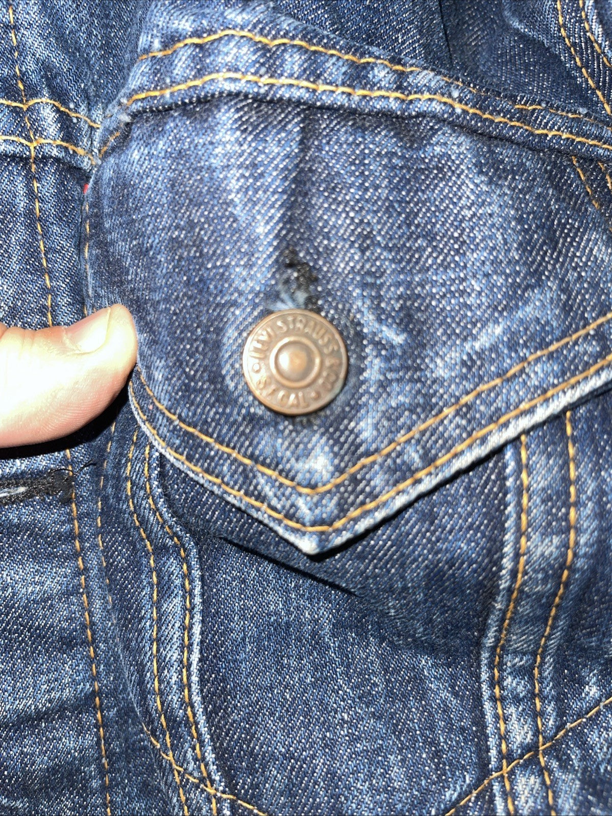 Vintage Levi’s Big E Denim Jacket Flannel Lined 