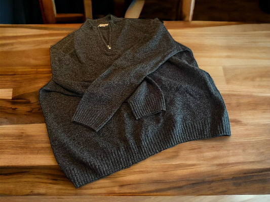 enzo mantovani Wool Quarter Zip XXL