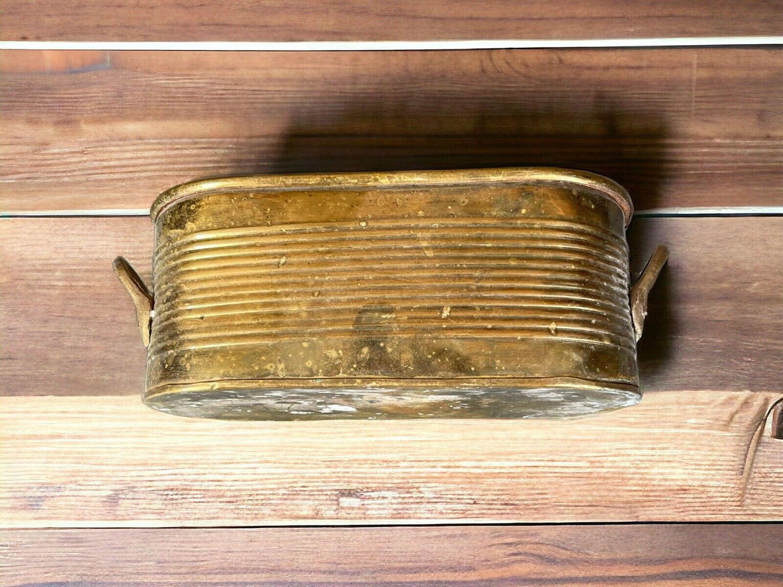 Decorative Brass Tin