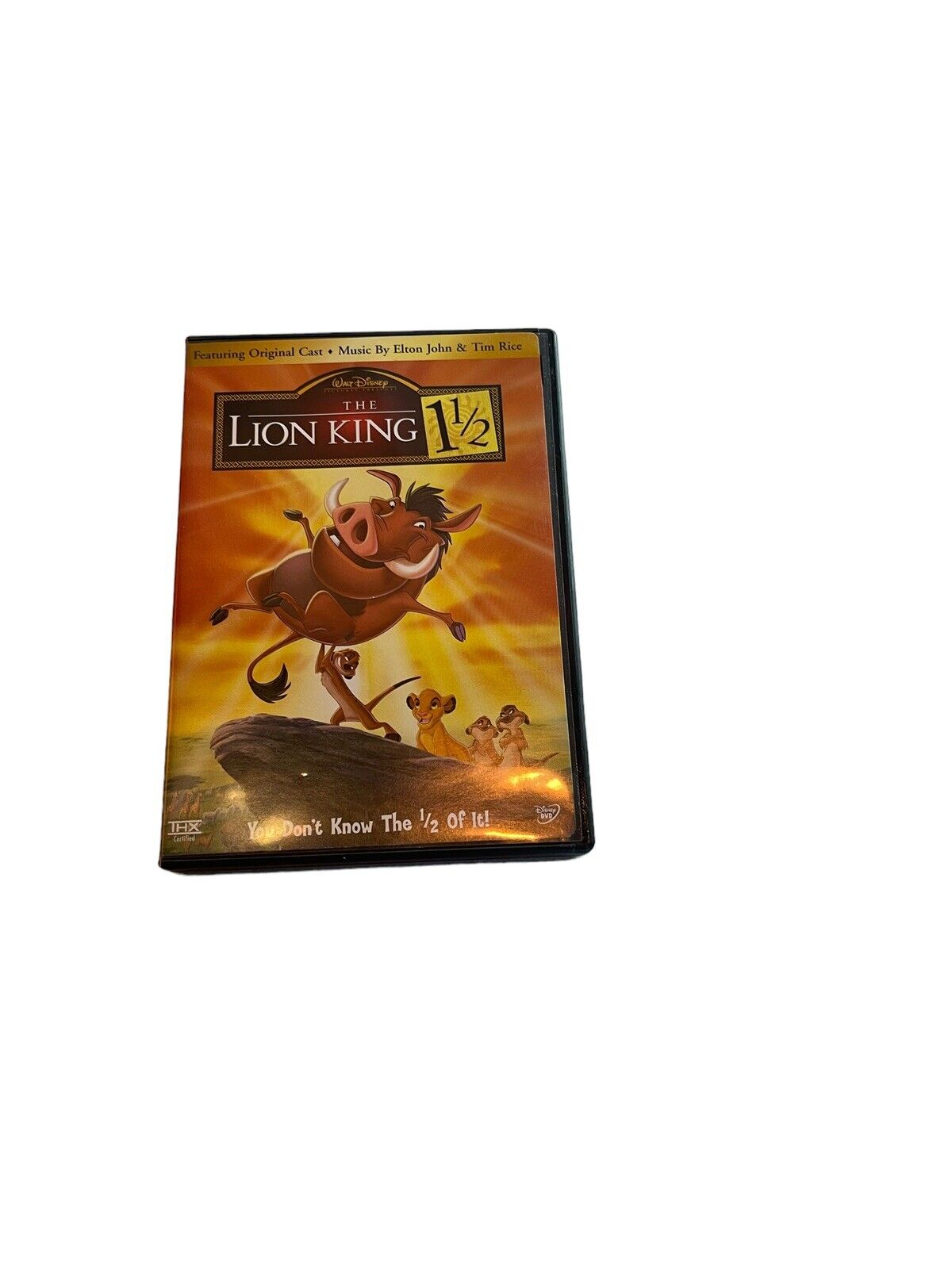 The Lion King 1 1/2 DVDs