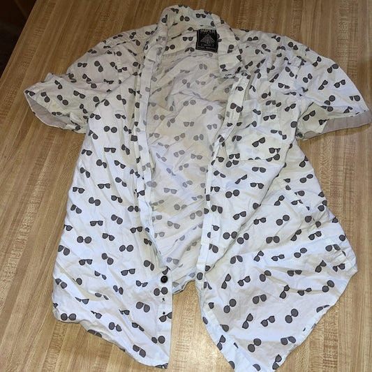 Super Massive Button Down Small AOP