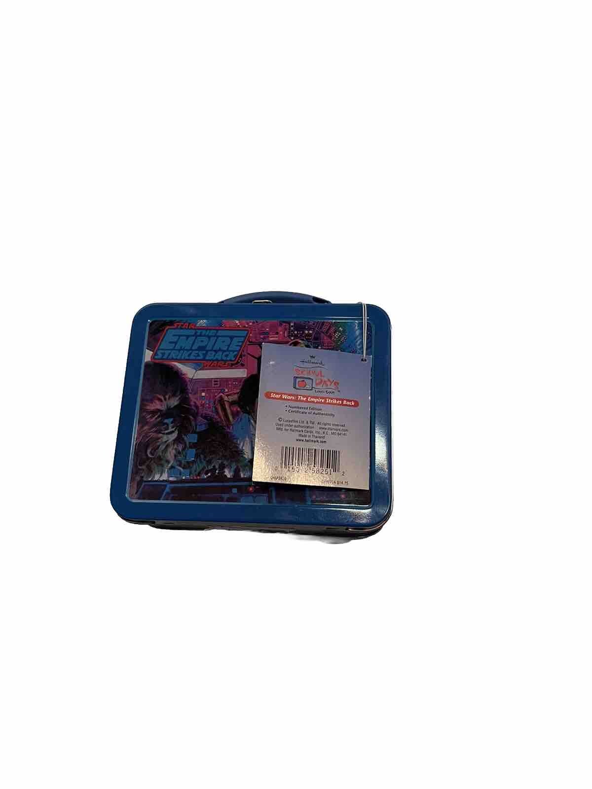 Hallmark STAR WARS Empire Strikes Back School Days Lunch Box New With Tags VTG
