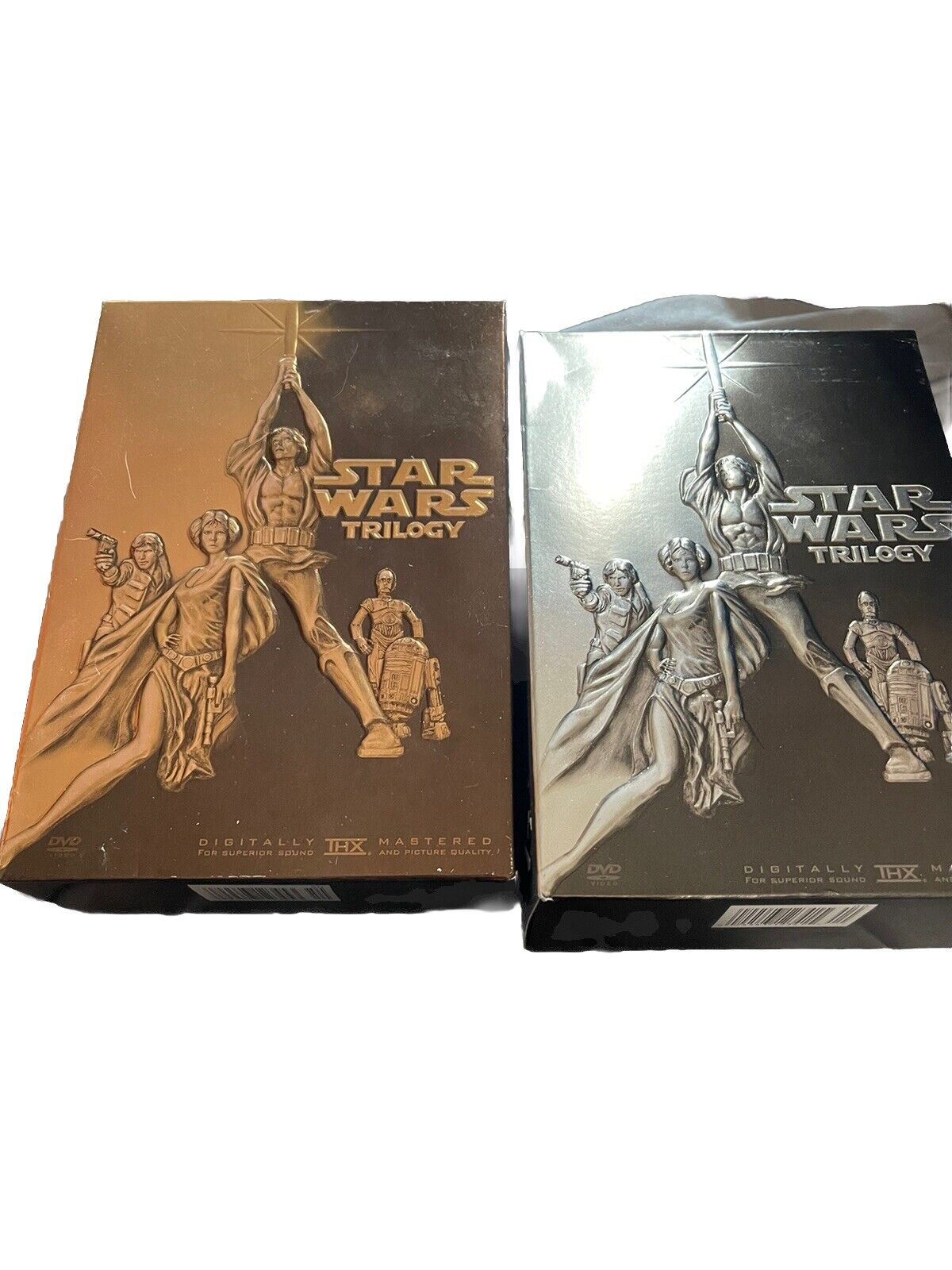 Star Wars Gold And Silver Trilogy DVD Lot