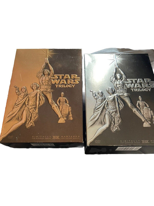 Star Wars Gold And Silver Trilogy DVD Lot