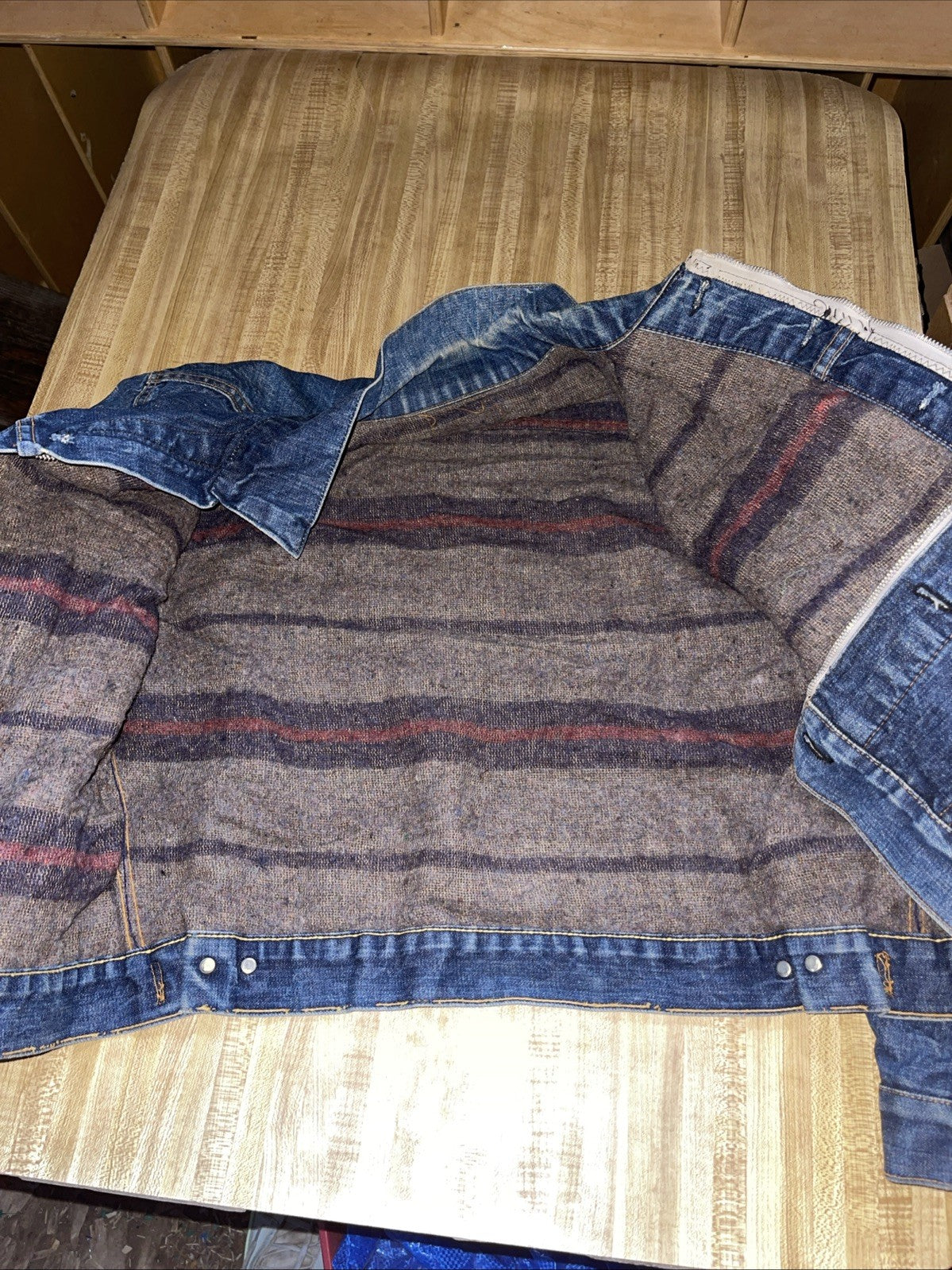 Vintage Levi’s Big E Denim Jacket Flannel Lined 
