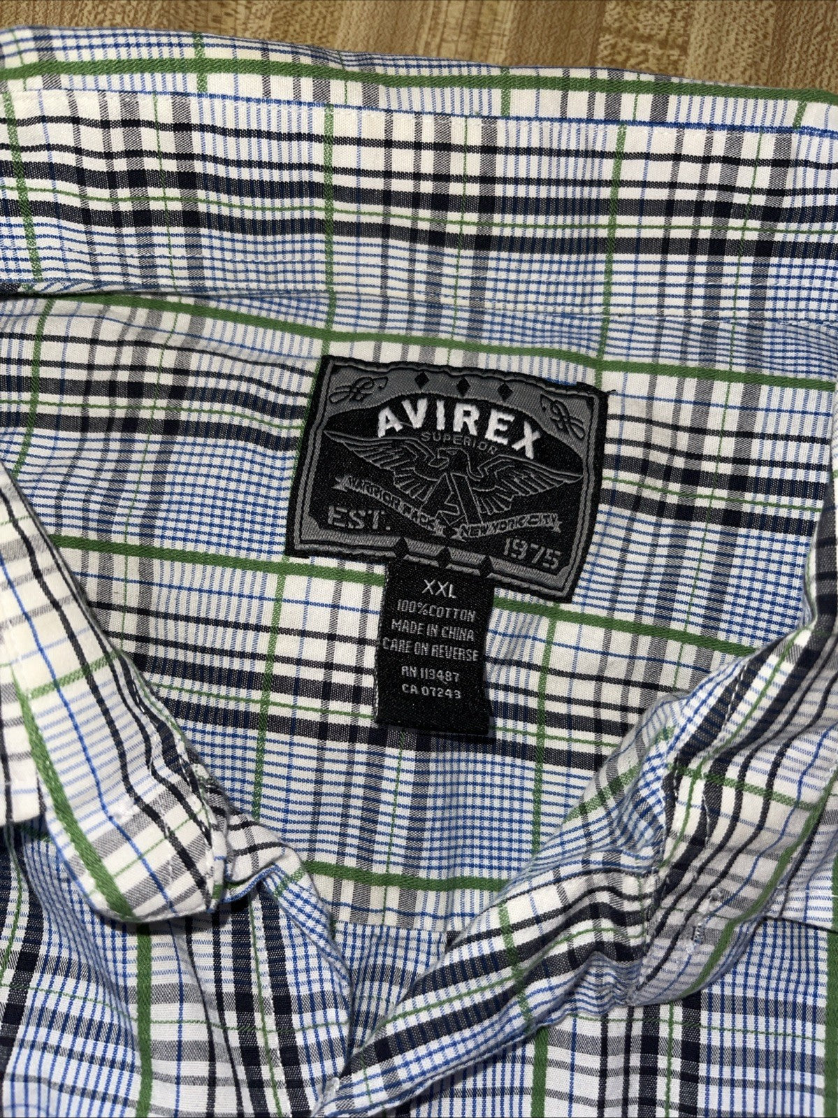 Avirex Button Up XXL 
