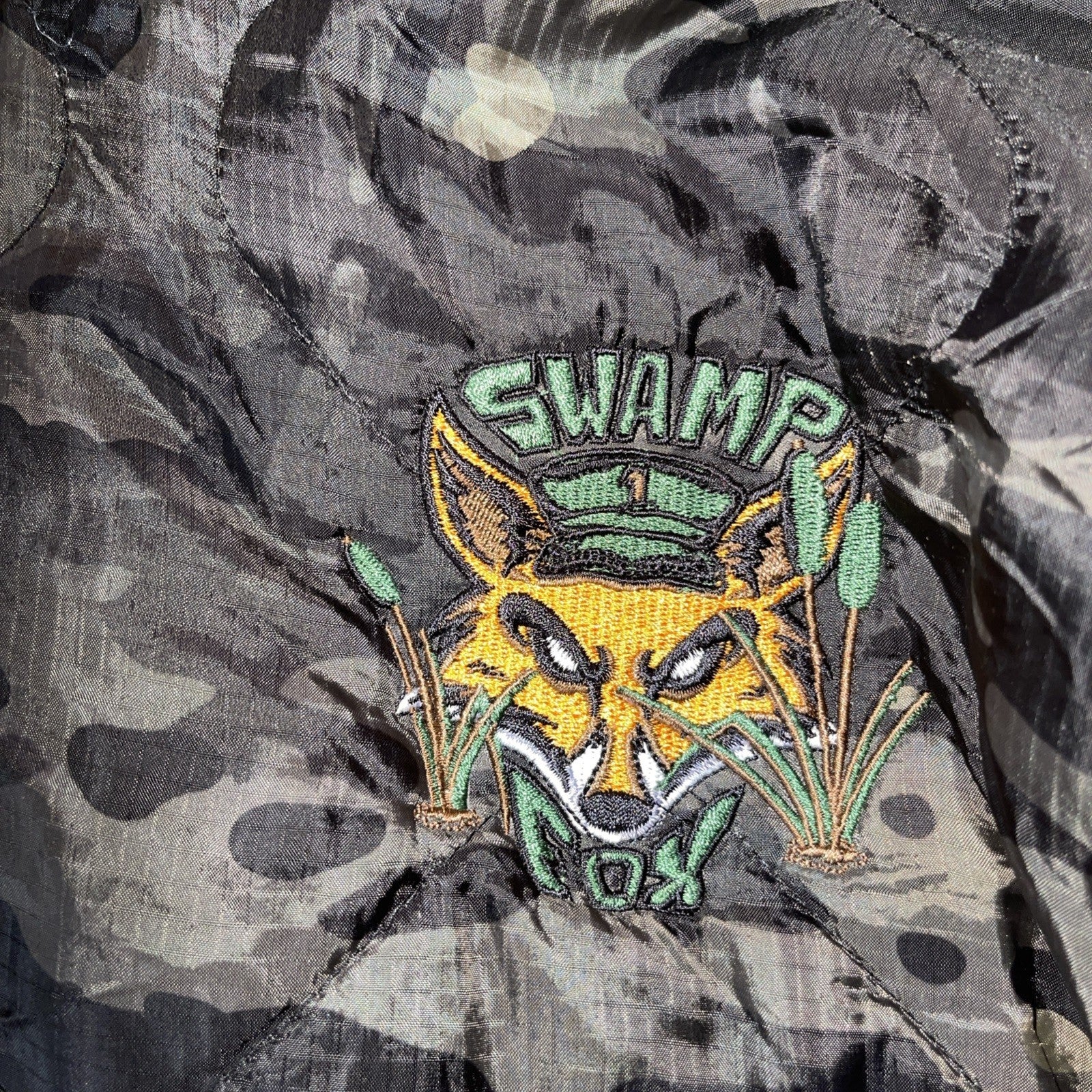 Swamp Fox Camo Puffer Hoodie XXL