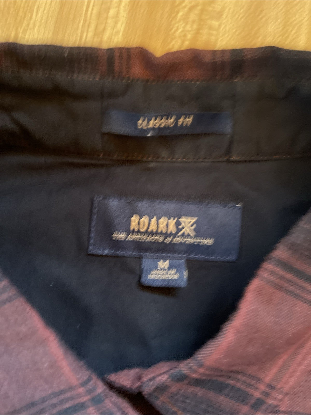 Roark Snap Button Shirt Medium 
