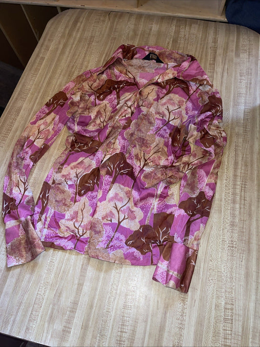 Vintage Triumph Of California Button Up Large