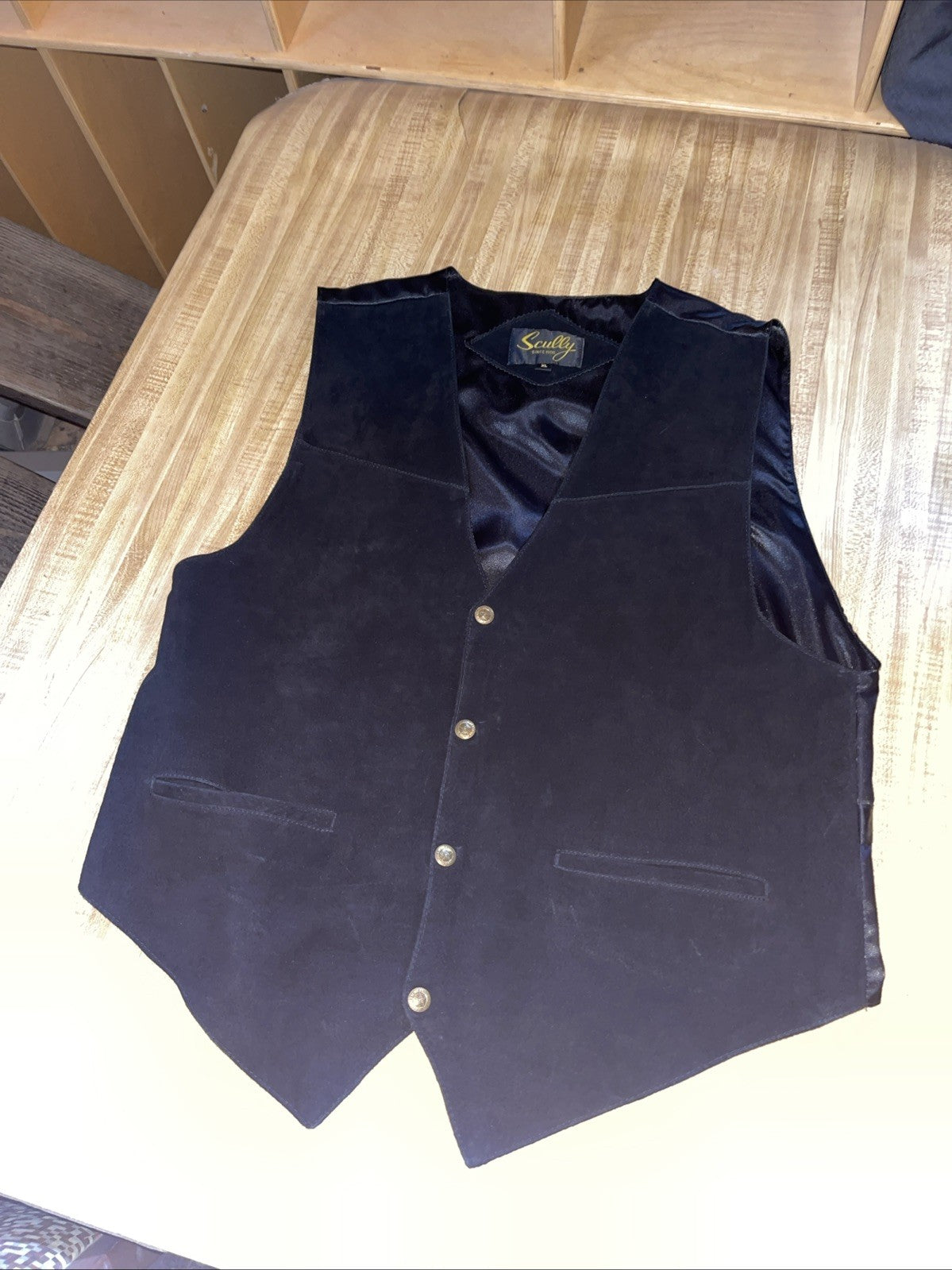 Scully Leather Vest XL