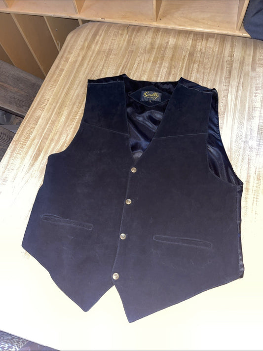 Scully Leather Vest XL