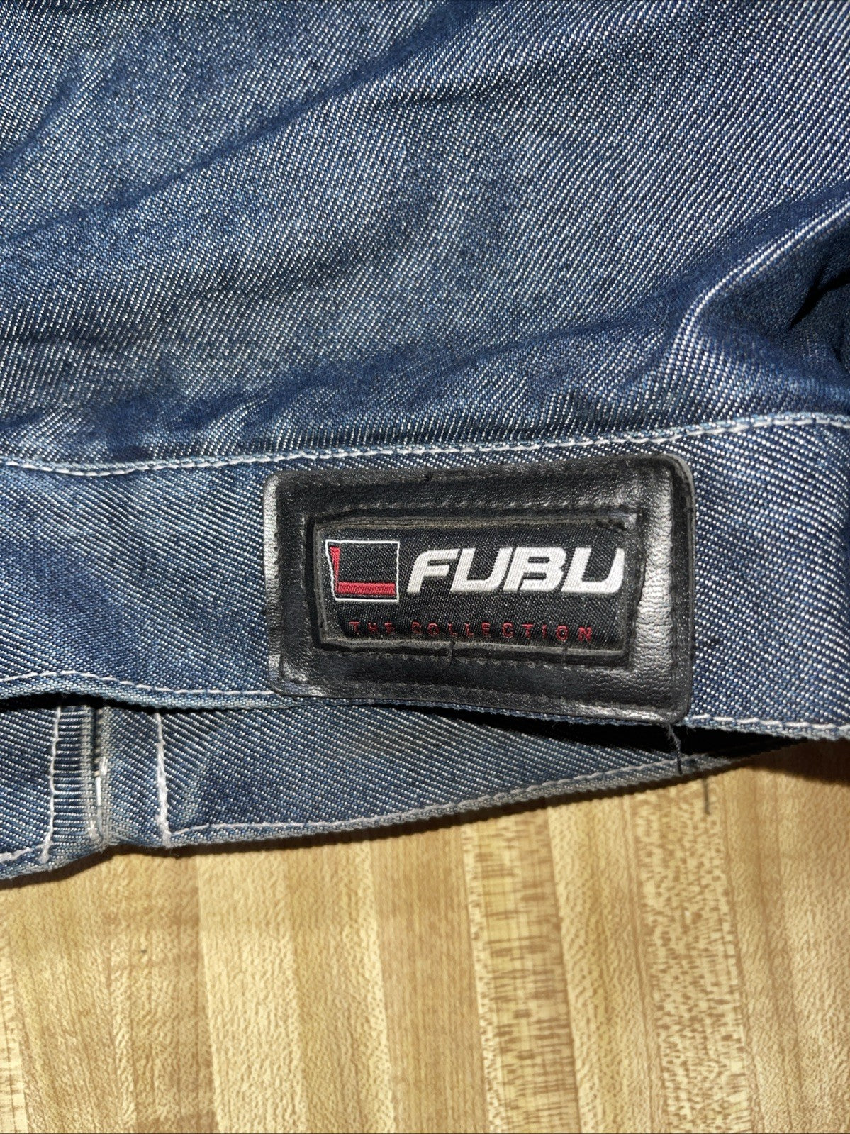 vintage fubu denim jacket 3XL Y2K Hiphop Streetwear 