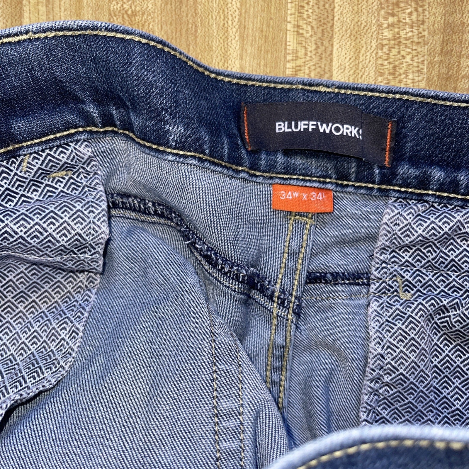 Bluffworks Jeans 34/34 The Departure 3.0