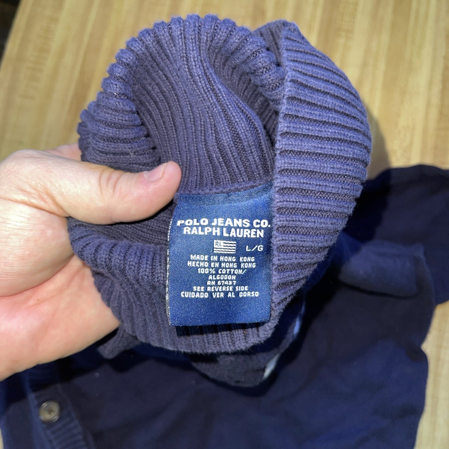 Vintage Polo Jeans Co Ralph Lauren Sweater Large 