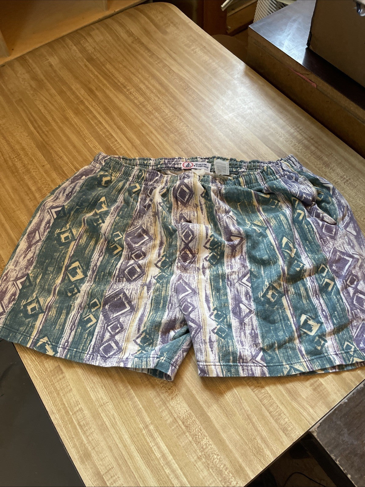Nautic Compass Drawstring Shorts 34