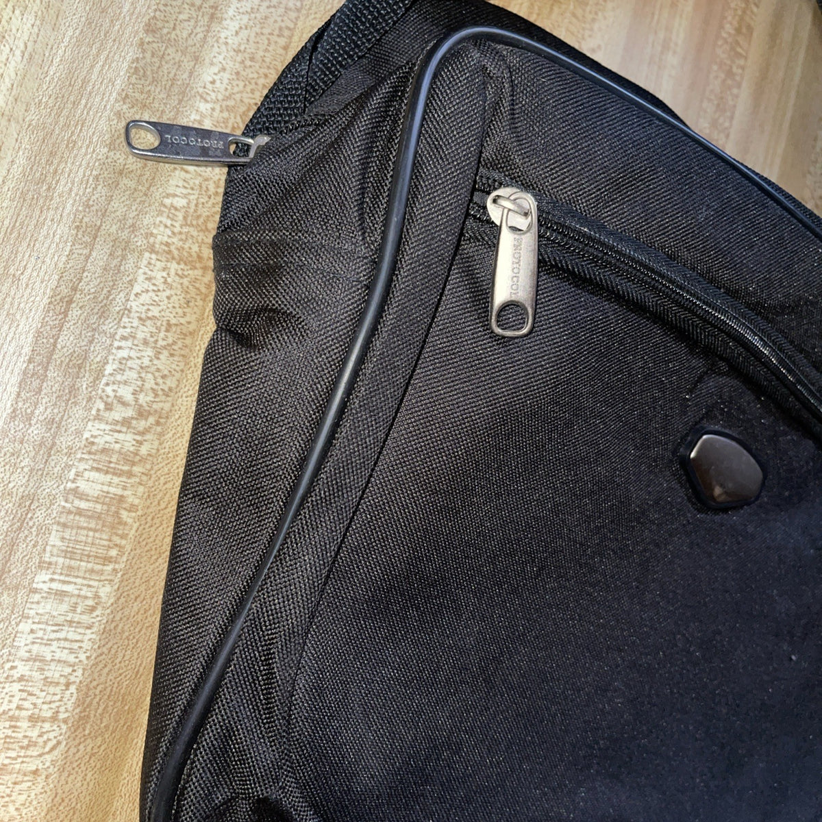 Protocol Bag Black Business Adjustable Shoulder Strap Document