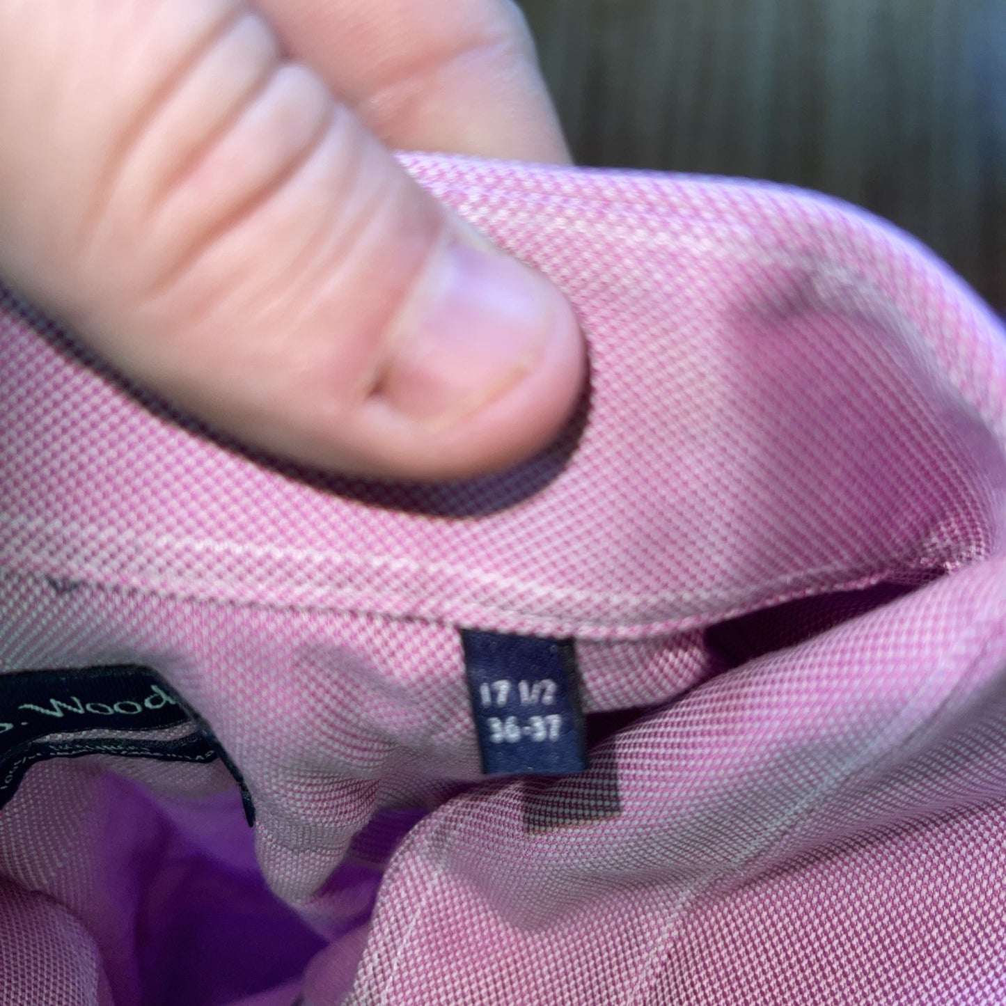 EB Wood Non Iron Dress Shirt 17.5
