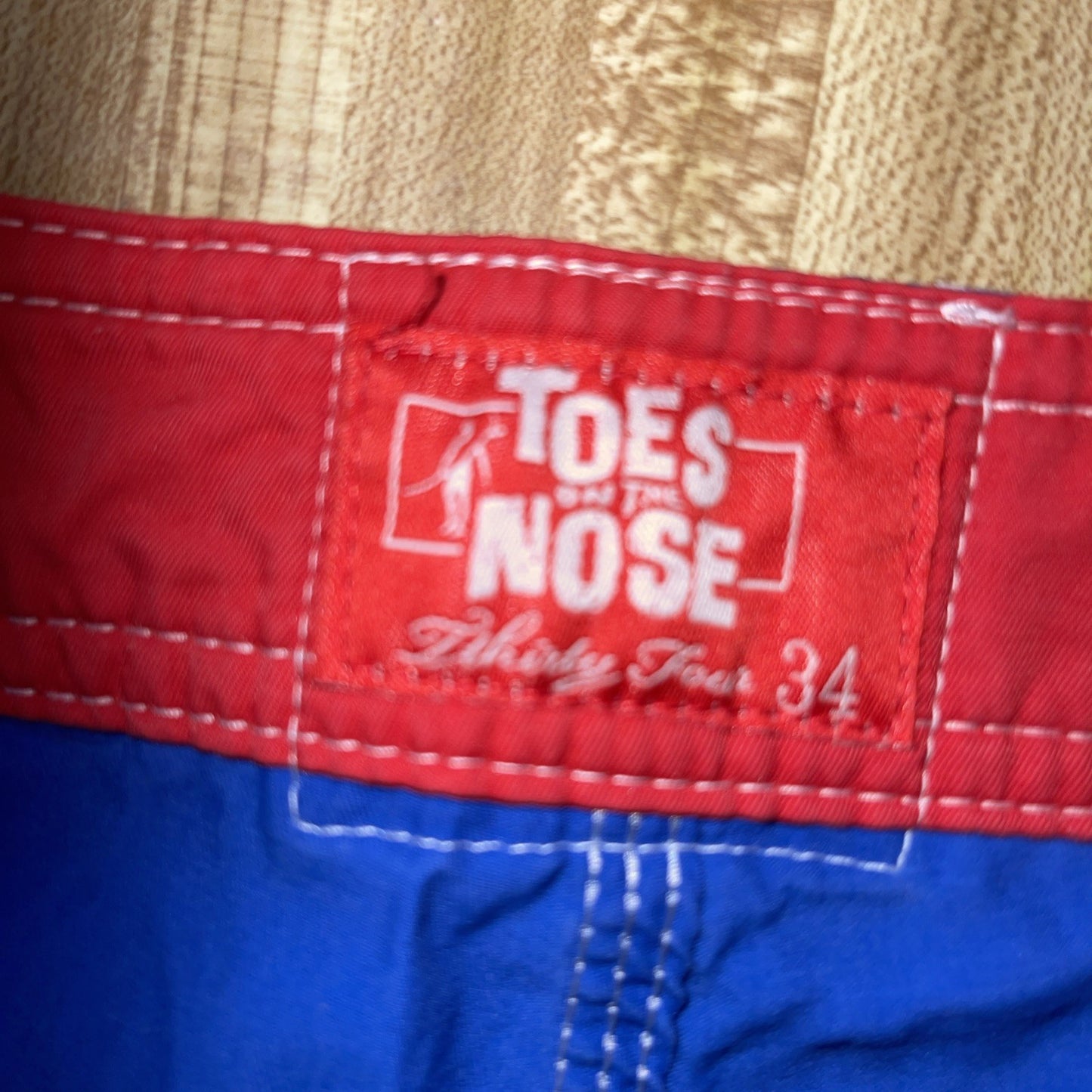 Vintage Toes On The Nose Board Shorts 34