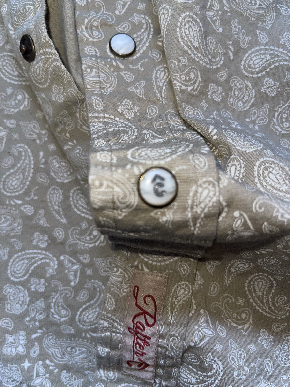 Rafter C Pearl Snap XXL 