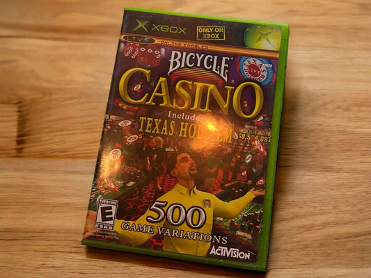 Bicycle Casino with Texas Hold'em (Microsoft Xbox, 2004) CIB