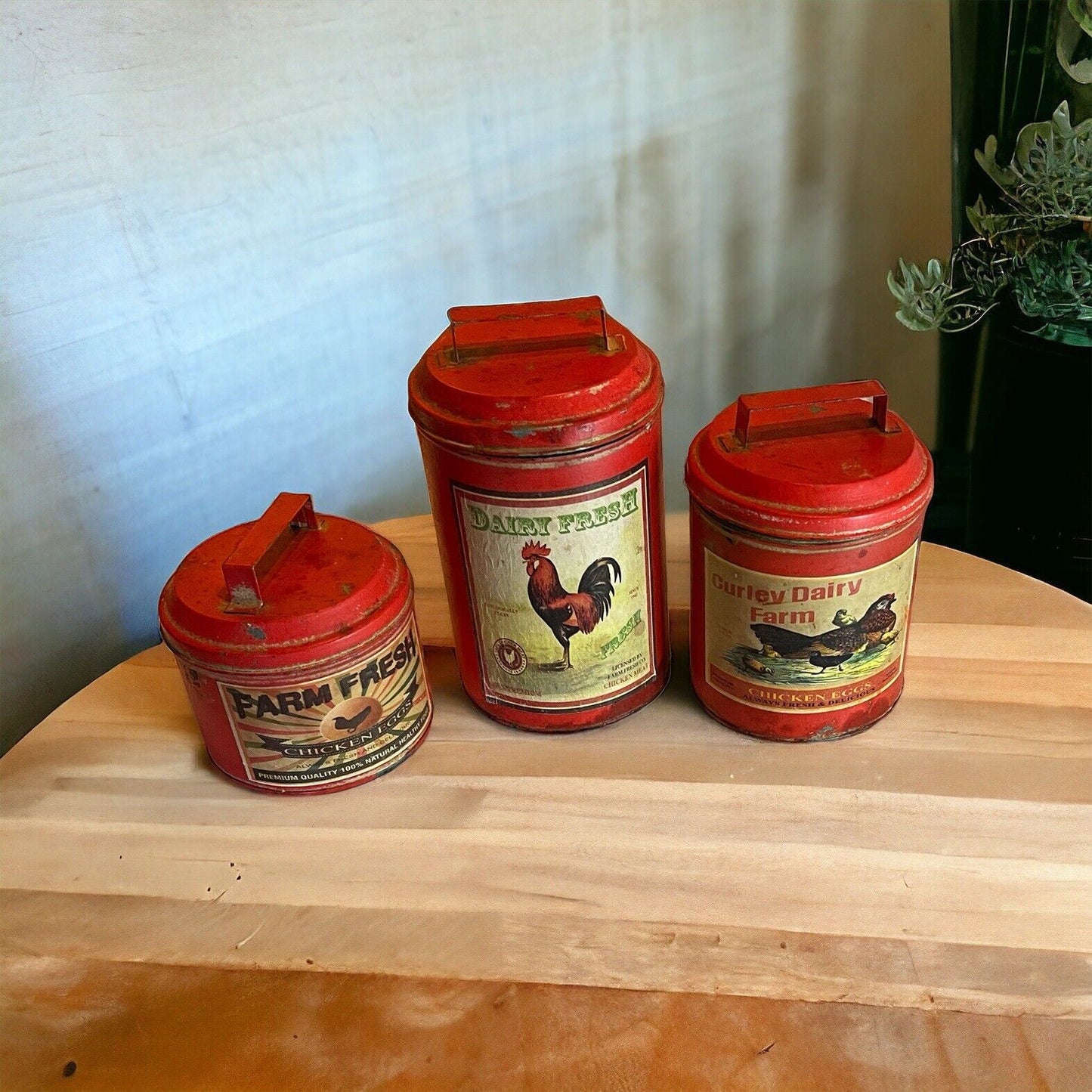 Decorative Farm Tins