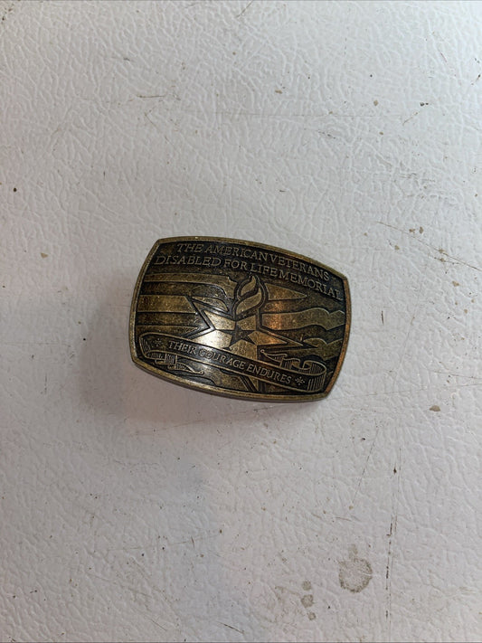 American Veterans Belt Buckle 