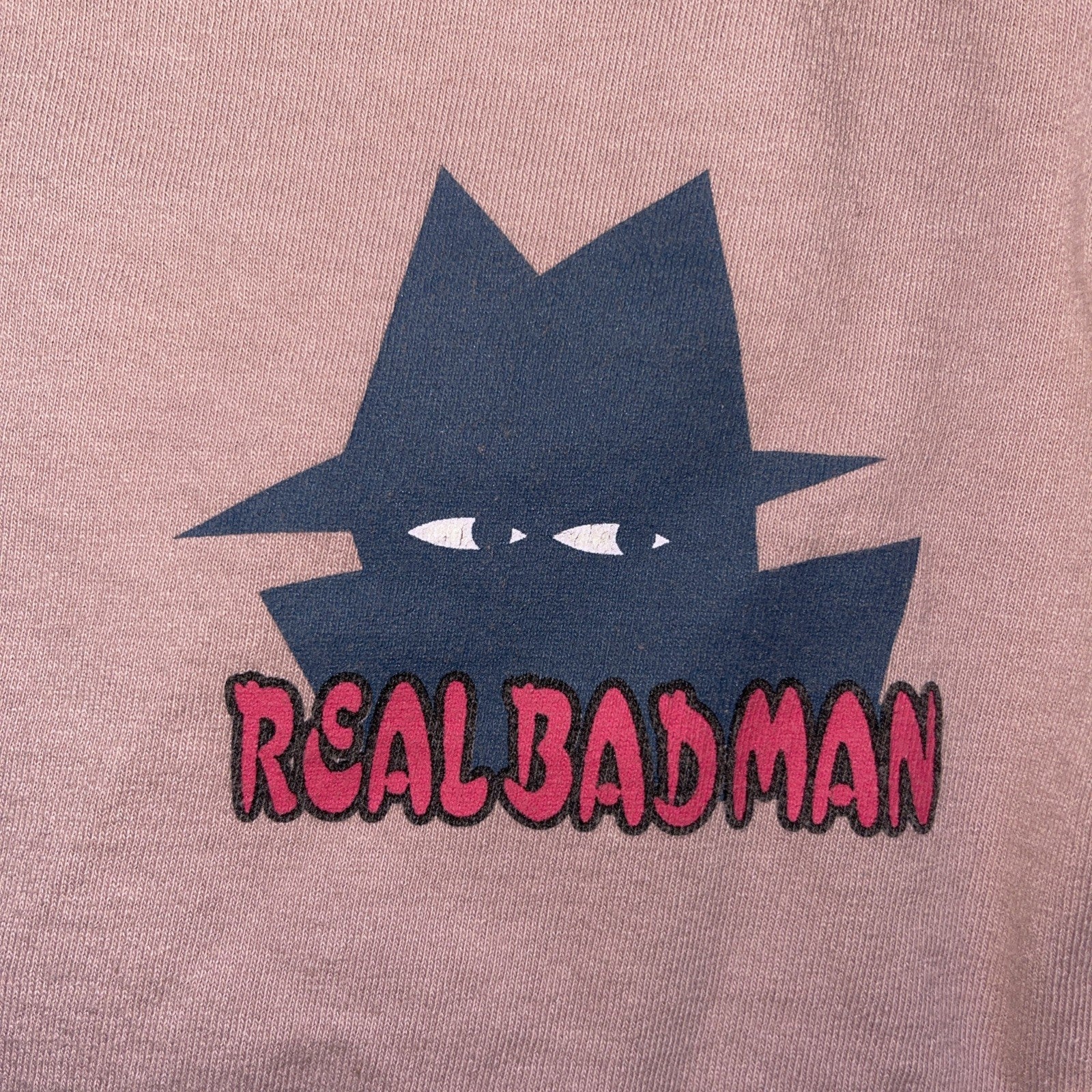Vintage Real Bad Man Long Sleeve T Shirt Medium 