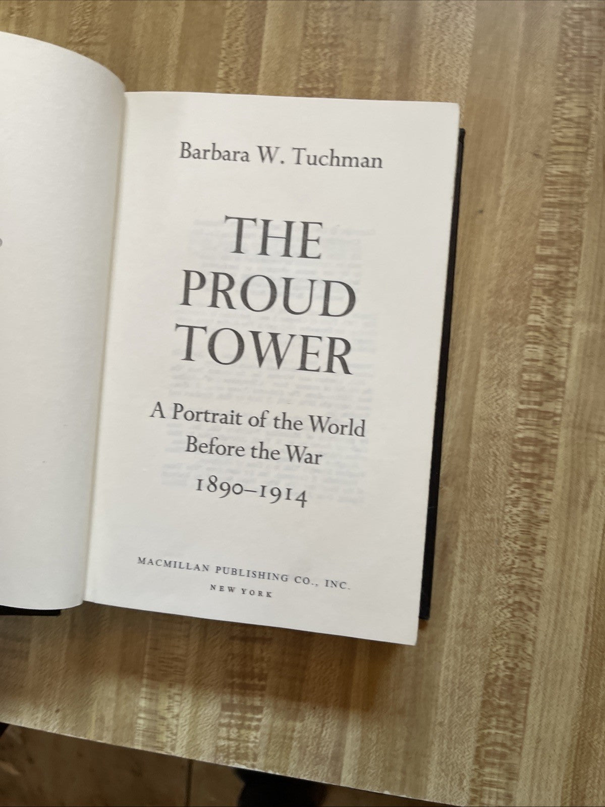 The Proud Tower Hardcover 