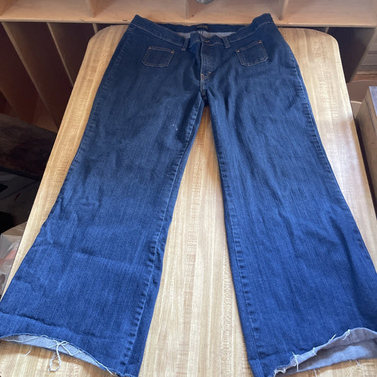 Run & Fly Jeans Wide Leg Baggy 38/27 12 Inch Leg Openings