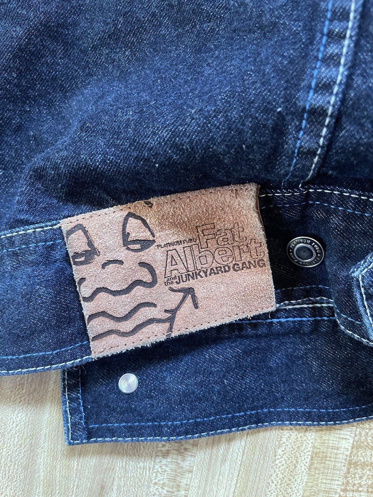Fubu Platinum Fat Albert Denim Jacket 2XL 