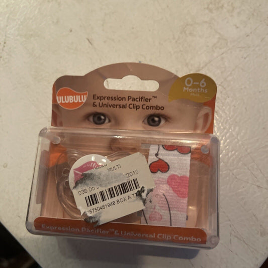 Ulubulu Pacifier And Clip 0-6 Months 
