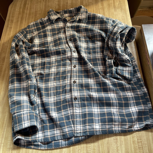 stormy kromer flannel shirt xl