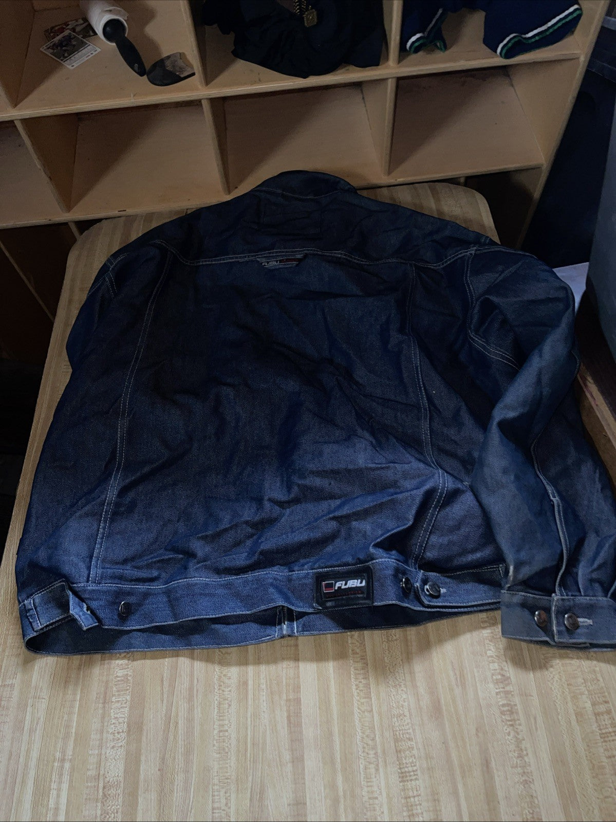 vintage fubu denim jacket 3XL Y2K Hiphop Streetwear 