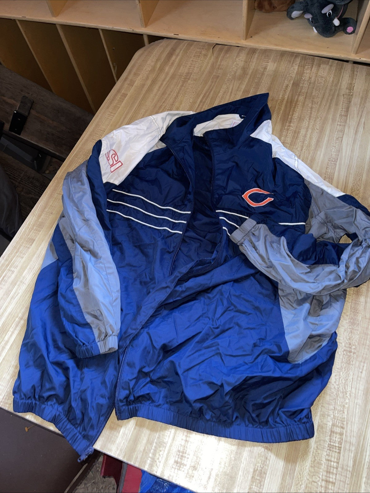 Chicago Bears Windbreaker Mens Size XL Sports Illustrated NFL Football