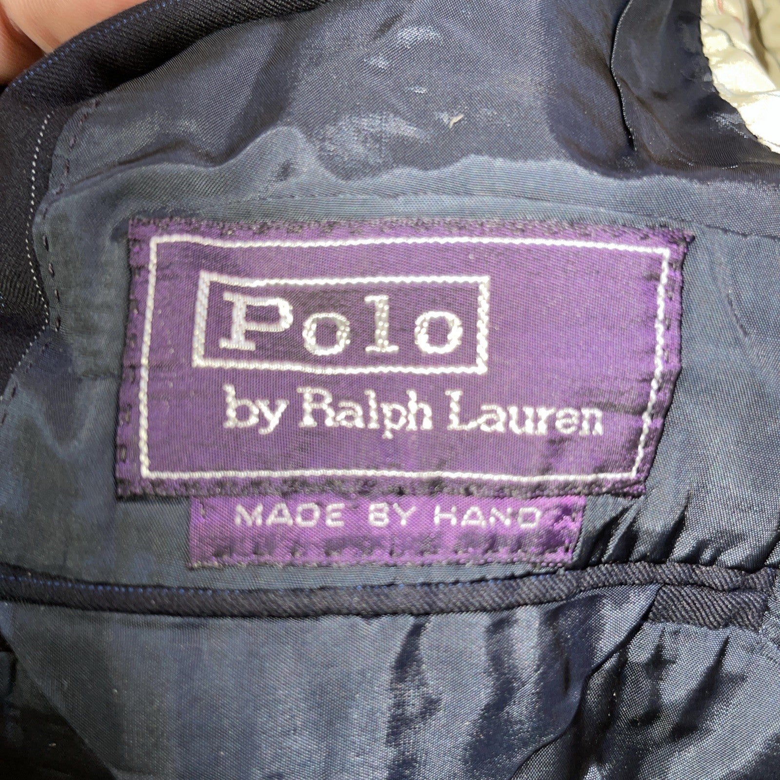 Vintage Polo Ralph Lauren Blazer Made By Hand