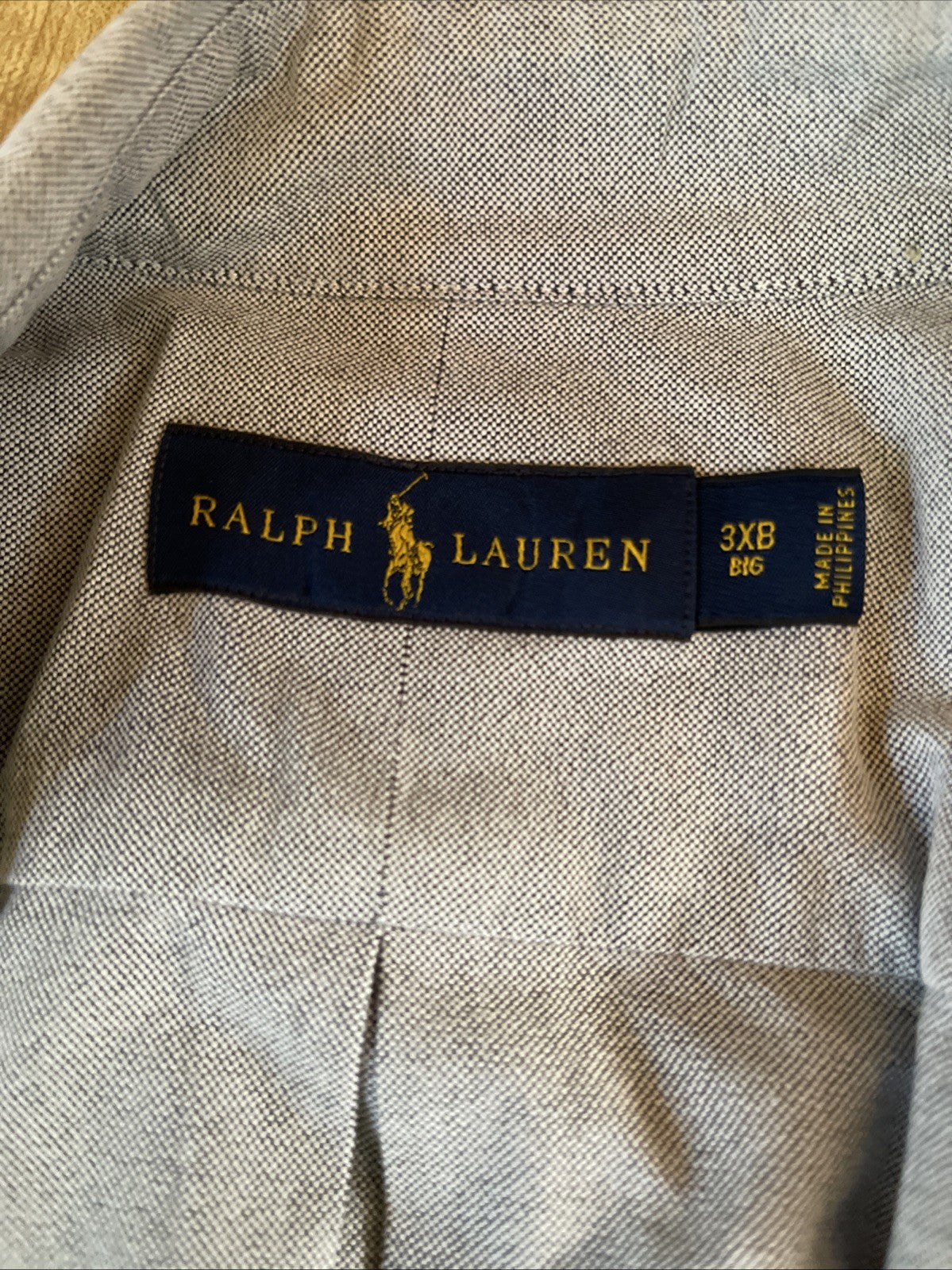 Ralph Lauren Button Down 3XB Flesh Pony 