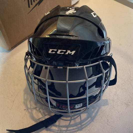 CCM FL-40 S Ice Hockey Player Black Boy's Kids Helmet Size Small