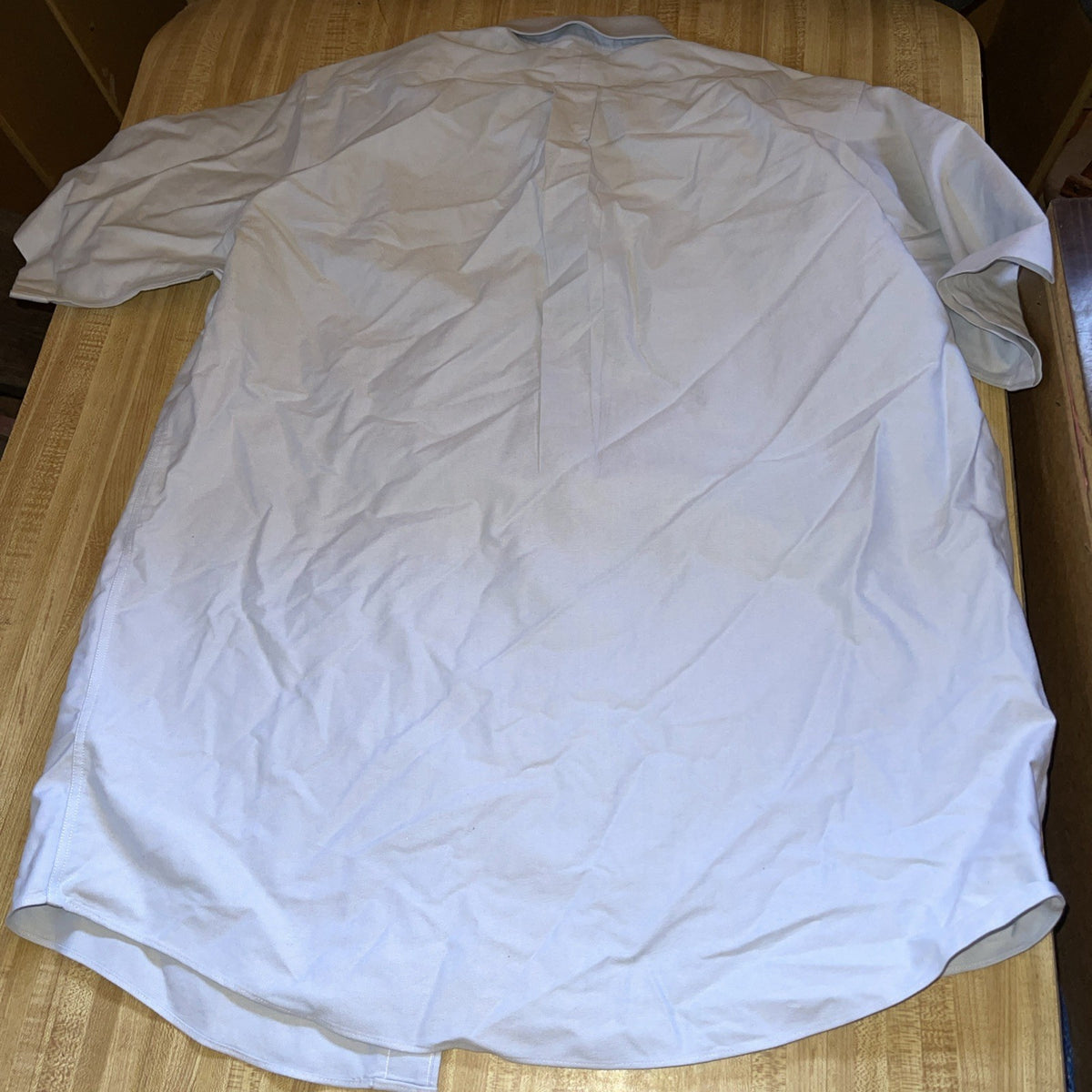LL Bean Short Sleeve Button Down 16.5 Tall