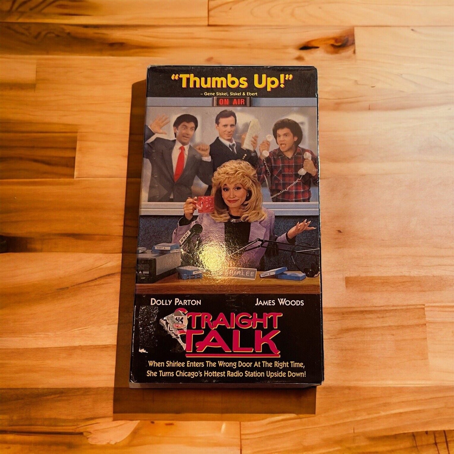 STRAIGHT TALK VHS 1992 Dolly Parton James Woods - B MOVIE