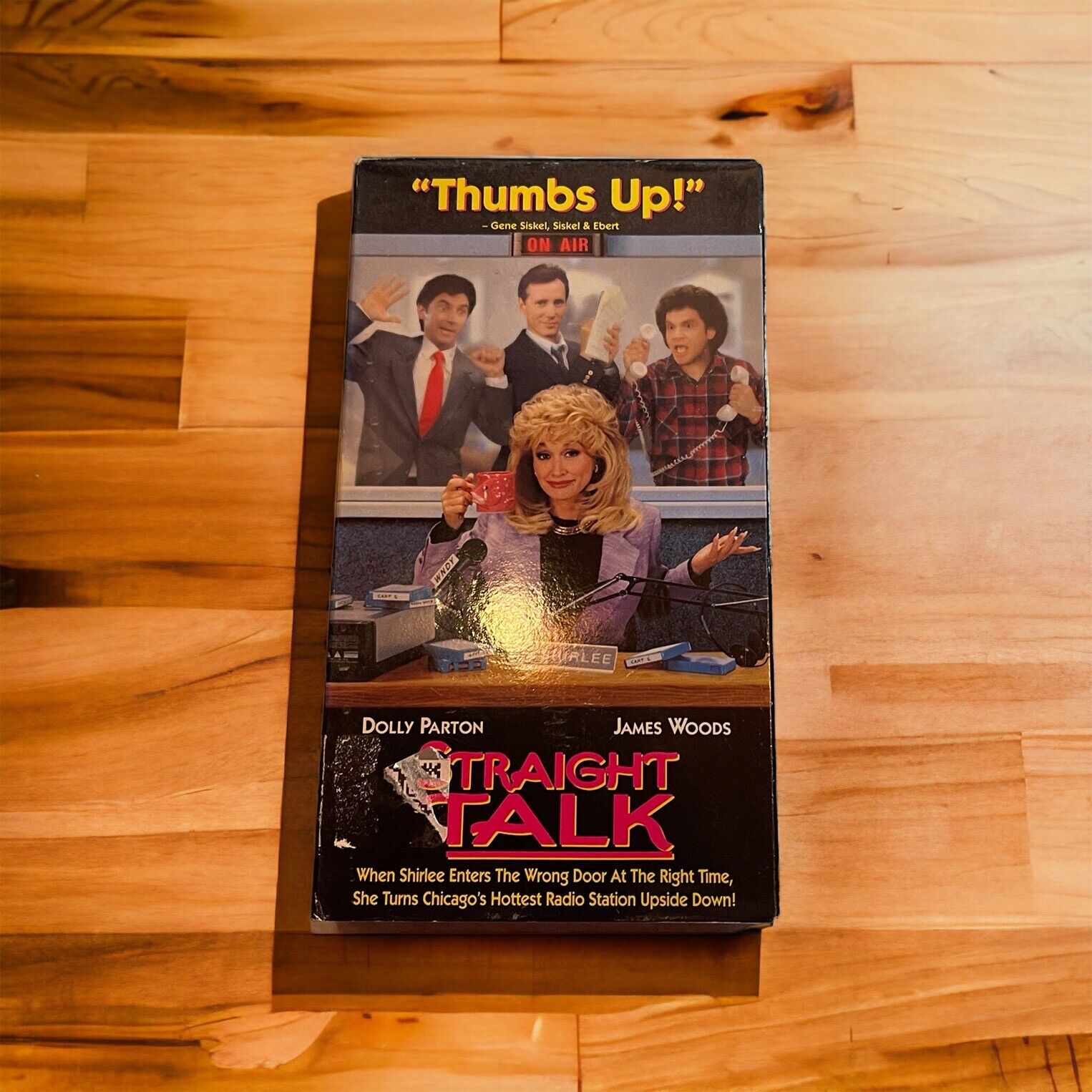 STRAIGHT TALK VHS 1992 Dolly Parton James Woods - B MOVIE