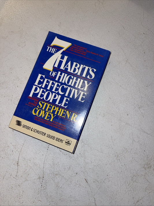 Seven Habits of Highly Effective People by Stephen R. Covey (1989, Audio...