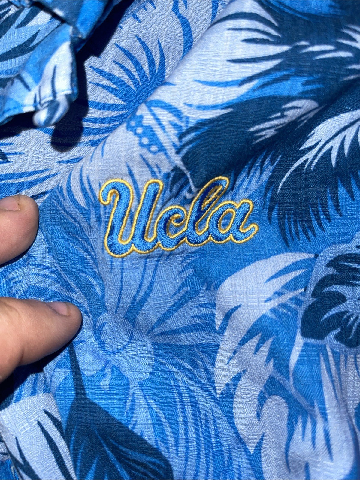 Tommy Bahama Silk Hawaiian Shirt UCLA XL