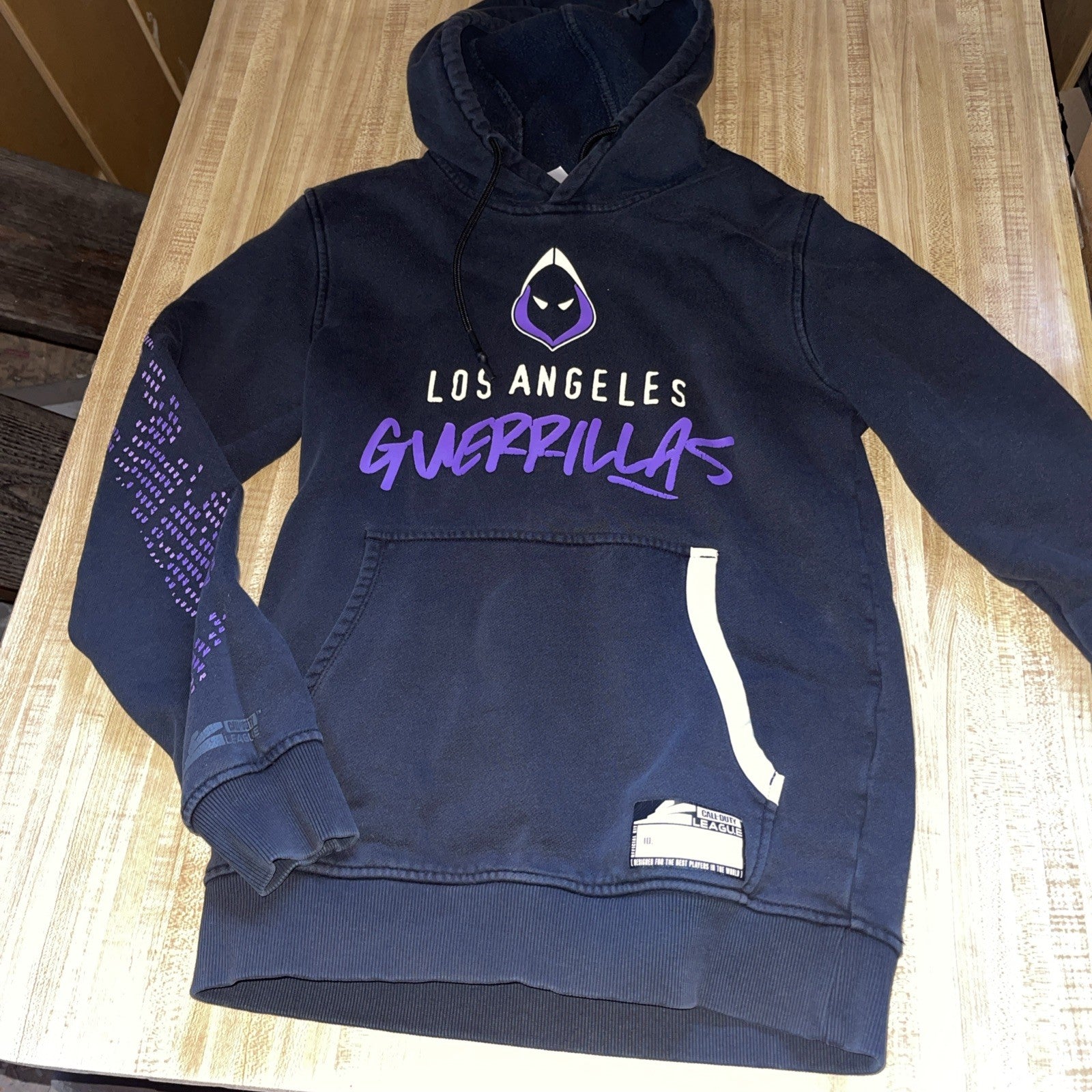 Call Of Duty League Los Angeles Guerrillas Hoodie Small Team Issued