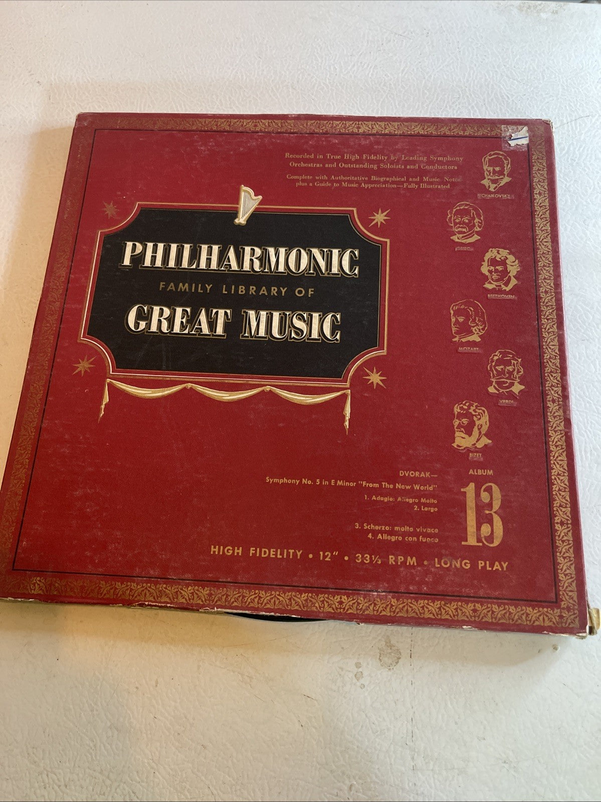 philharmonic family library of great music Vinyl Lot