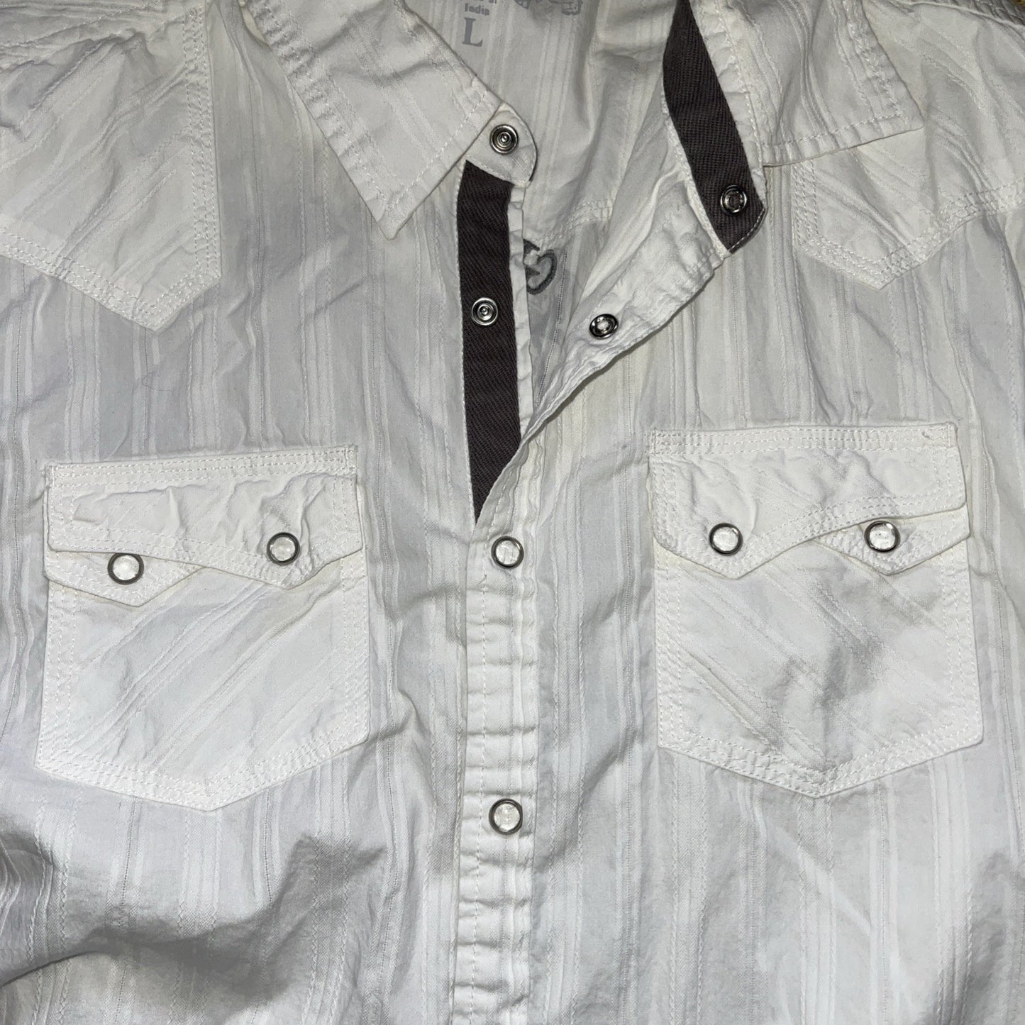 Guess Pearl Snap Large 