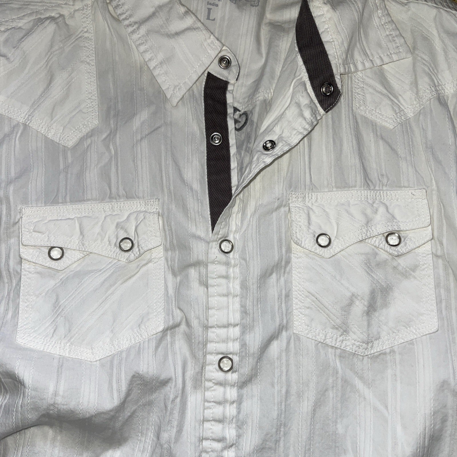 Guess Pearl Snap Large 